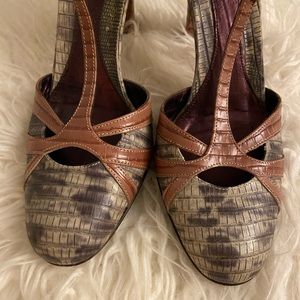 Banana Republic Snakeskin Heels
